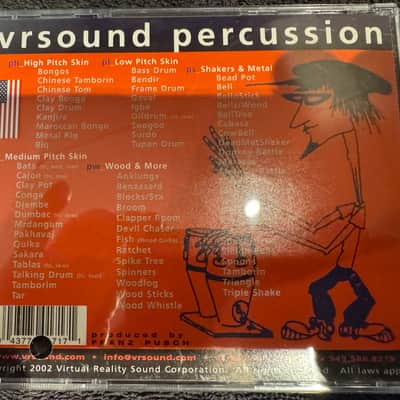 New VRSound Percussion Brad Dutz - Giga Sampler CD Library GigaStudio Samplesy image 3