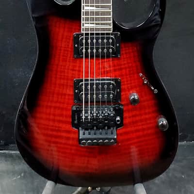 Ibanez GRG320FA-TRB Gio 2024 - Present - Transparent Red Burst w/FREE Pro Set Up image 2