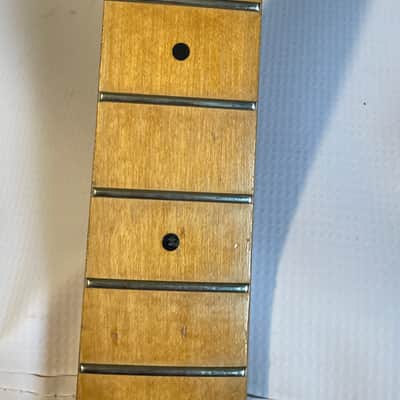 1985 Kramer USA Banana Maple Fretboard Guitar Neck Floyd Ready 22 Frets Dot Inlay w/ Neckplate (Non Scarf) Bild 12
