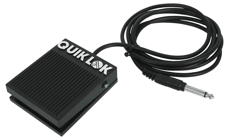 Quik Lok PS-25 Switchable Sustain Pedal Normally Open or Closed Contacts image 1