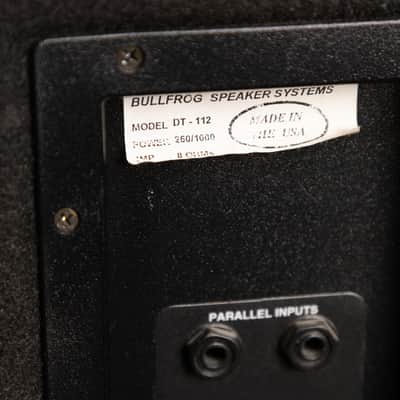 Bullfrog 1x12" PA Speaker with Tweeter (Pair) image 8