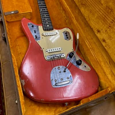 Fender Jaguar 1962 - Fiesta red refin image 16