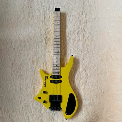4 String Short Scale Neck Through Bass/6 String Tremolo Busuyi Double Side, Headless Guitar (Lefty) image 2