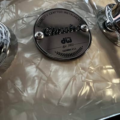 DW 5.5" x 14" Collector's Series Classics Shell Snare Drum - Vintage Marine w/ Chrome Hardware image 2
