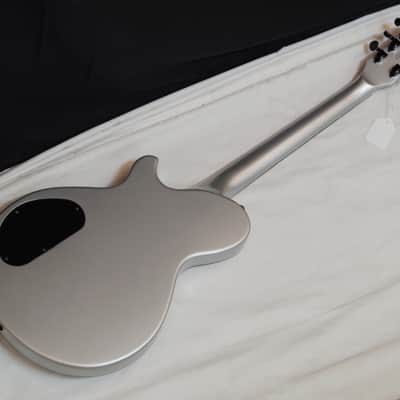 Michael Kelly Patriot Magnum electric guitar w/ Case - Metallic Silver - 25" scale image 6