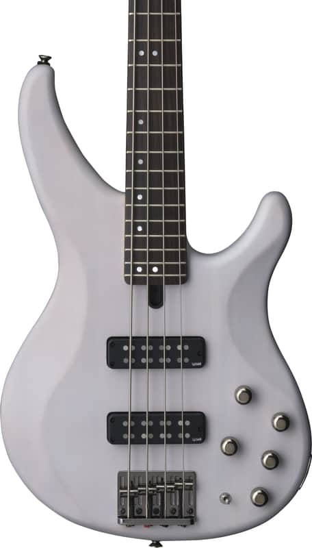 Yamaha TRBX504 4-String Bass Guitar, Rosewood Fingerboard, Translucent White image 1