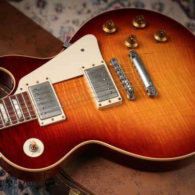2022 Gibson Custom Shop 59' R9 Les Paul Standard VOS Royal Tea Burst image 9