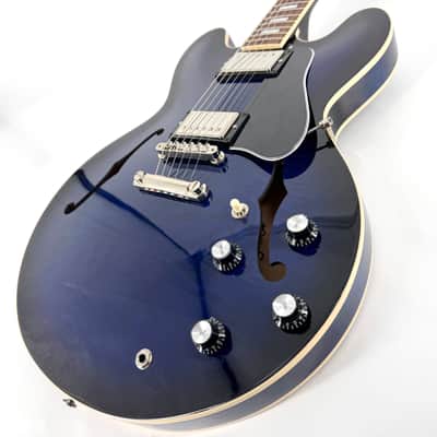2024 Gibson ES-335 Figured – Deep Ocean Burst image 15