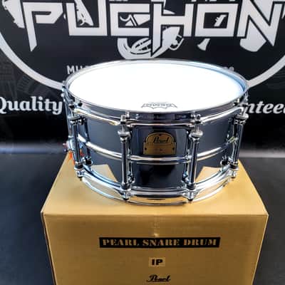 Pearl Ian Paice Signature Stainless Steel Snare Drum 6.5" × 14"(CLEARENCE) image 2