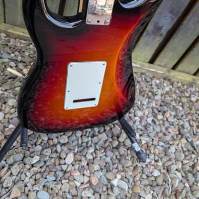 Fender USA Professional Stratocaster 3-Color Sunburst with upgraded locking tuners image 3
