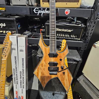 B.C. Rich Warlock Extreme Exotic with Floyd Rose – Spalted Maple (Brand New image 6