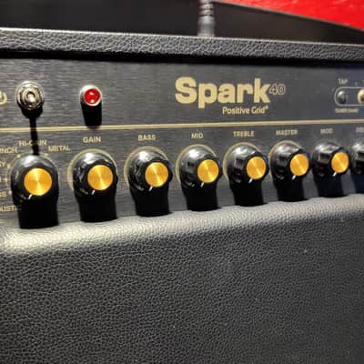 Positive Grid Spark 40 guitar and bass combo 2023 - Black image 6