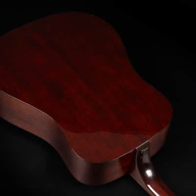 2021 Guild USA D-40 Traditional - Antique Burst Nitro | USA All Solid Dreadnought Acoustic Guitar Adirondack Red Spruce Bracing African Mahogany Back & Sides | CoA OHSC image 15