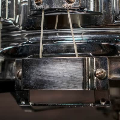 Rogers 5x14" Dynasonic Chrome-Over-Brass Snare Drum - 1960s (5-Line) image 7