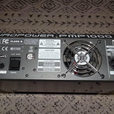 Behringer Europower PMP1000 500-Watt 12-Channel Powered Mixer with Multi-Effects Processor 2000s - Dark Gray image 6