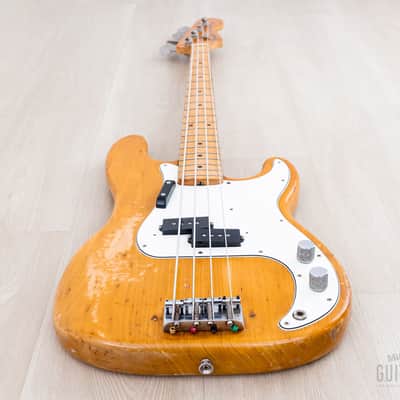 1972 Fender Precision Bass Natural Ash Vintage Bass w/ 1 1/2" Nut Width, Case image 11