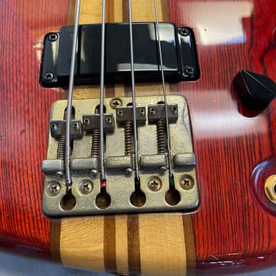 ONE DAY SALE Aria Pro II SB-Elite II 1983 - Padauk red Rautia pickups MIJ Matsumoku image 5