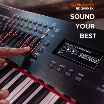 Roland RD-2000EX Premium 88-Key Digital Stage Piano with Dual Sound Engines, Two Pre-Installed V-Piano Expansions and Modern Controller image 5