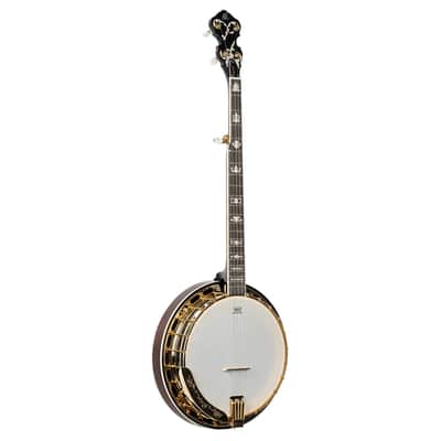 Ortega Falcon Series 5-String Flamed Maple Resonator Banjo w/ Bag image 1