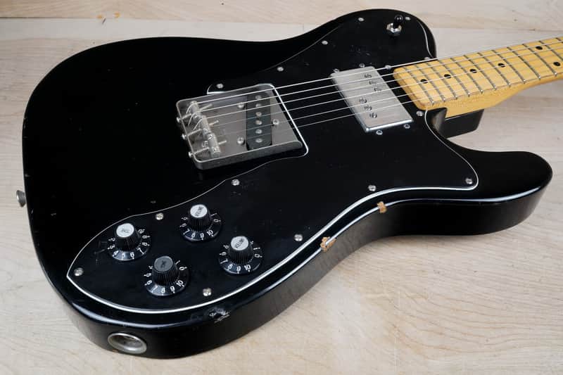 Squier CTC-55 Telecaster Custom 1983 Black Vintage Fender | Reverb