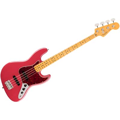 American Professional Classic Jazz Bass SS MN Faded Dakota Red + Housse Fender image 2
