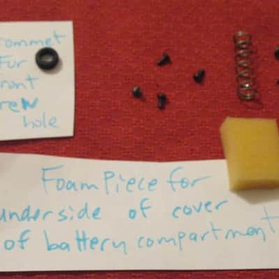 used Boss casing & bottom plate (& some other parts) for DF2 SUPER Feedbacker & Distortion, MISSING Bottom Label (NO: circuit board, jacks, light, pots, knobs) image 15