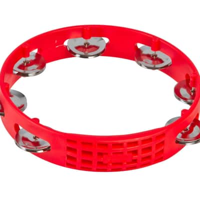 Latin Percussion LPA181 Aspire 8" Headless Plastic Tambourine w/ single Row Steel Jingles