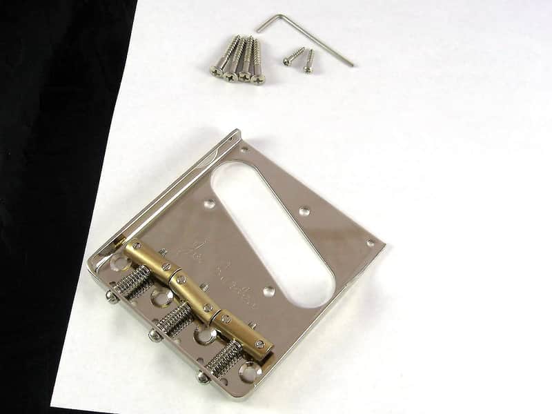 Joe Barden Engineering TB-5140-001 Vintage Compensated Telecaster Bridge and Saddles image 1