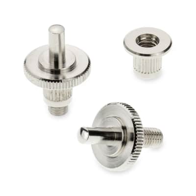 Schaller Germany GTM Tune-O-Matic Bridge with M5 Studs/Inserts, CHROME image 5
