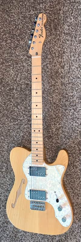 2012 Fender Classic Series '72 Telecaster Thinline - Natural electric guitar