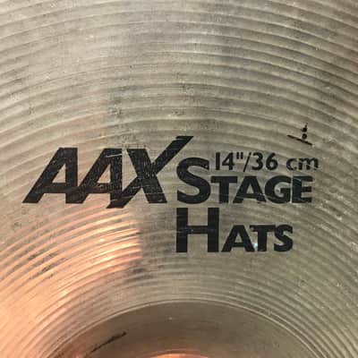 Sabian 14" AAX Stage Hi-Hat Cymbals (Pair) - Vintage New Beat / Quick Beat image 5