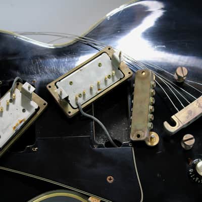 1976 Vintage Gibson Les Paul Custom Black Beauty Left-Handed Lefty Ebony Fretboard USA 1970's USA ~Fretless Wonder~ Bild 23