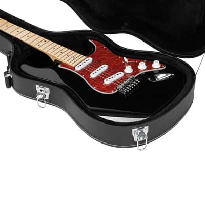 Glarry Hard-Shell Electric Guitar Case Flat Surface Black suit for GST, GTL 2020s - Black image 14