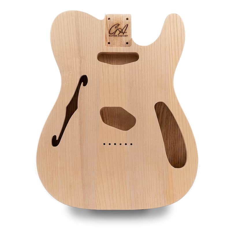 Telecaster Thinline Compatible Guitar Body – Unfinished – Ash image 1