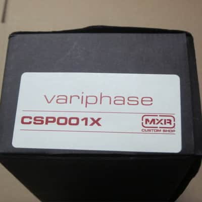 used (less than light average wear) MXR EMPTY Box (+ clear plastic baggie) ONLY for CSP-001X Variphase Pedal (NO pedal / NO paperwork) late 2000s-mid 2010s (lid, front, & bottom sides have most of the visible imperfections) image 5