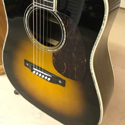 Eastman E40D 40 Series Adirondack Spruce/Rosewood Dreadnought 2010s Sunburst image 7