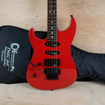 Charvel DK-065 SSH Model 3 Lefty 1990 Ferarri Red Made in Japan MIJ w/ Bag image 3