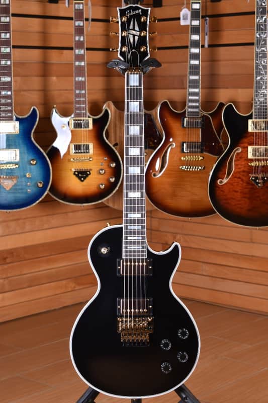Gibson Custom Les Paul Axcess Custom Floyd Rose Ebony image 1