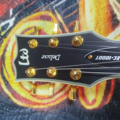ESP LTD EC-1000T CTM 2022 - Present - Vintage Gold Satin image 9