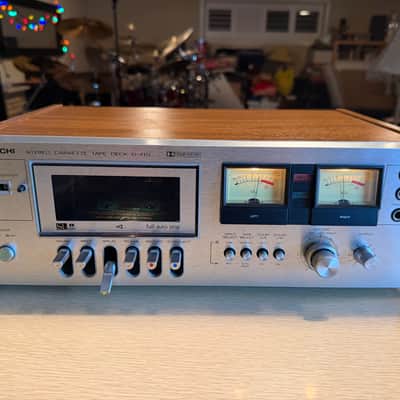 Hitachi Stereo Deck D-410 VU Metres Wooden Casing Fresh Full Servicing X Rare🎶 image 2