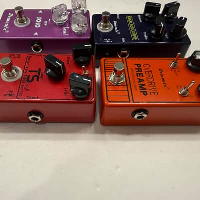 DemonFx Solo Angel Blue Drive TS Red II Overdrive Preamp Guitar Effect Pedal Lot image 4
