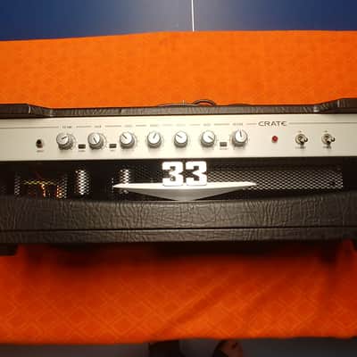 Crate V33H -- All Tube Head --  2-Channel - 33 Watt -  Reverb - Cleaned & Tubed image 1