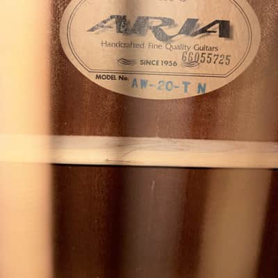 Aria 12 string Dreadnought AW 20 - T - N image 3