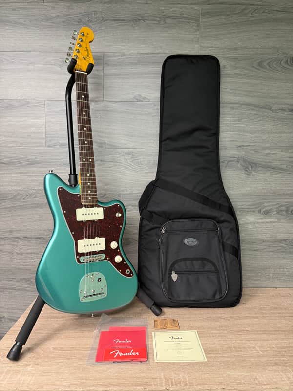 Fender American Professional Classic Jazzmaster Electric Guitar - Faded Sherwood Green Metallic #3170 image 1