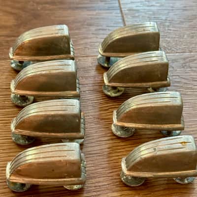 Ludwig Mini Classic Snare Drum Lugs Vintage 60's Nickel Lot of 8 image 2