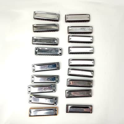 Lot of 42 Harmonicas, 2 Chromonicas, 3 Cases - Suzuki, Hohner, Tombo image 6