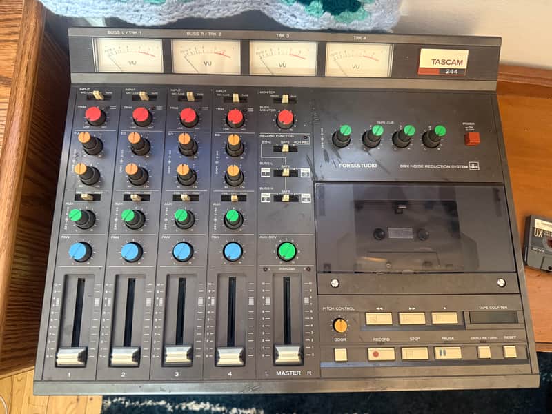 TASCAM 244 Portastudio 4-Track Cassette Recorder image 1