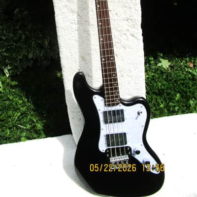 Squier Paranormal Rascal HH Bass Guitar, 2023, NOS, Charcoal Metalic image 1