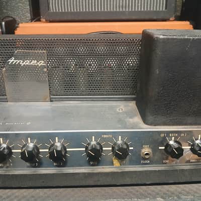 1965 Ampeg B-12XT Portaflex 2-Channel 50-Watt 2x12" Fliptop Guitar Combo Original Jensen Concert Speakers Serviced image 4