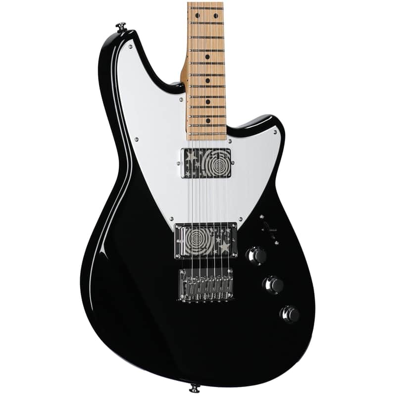 Reverend Billy Corgan Z-One Electric Guitar, Midnight Black image 1